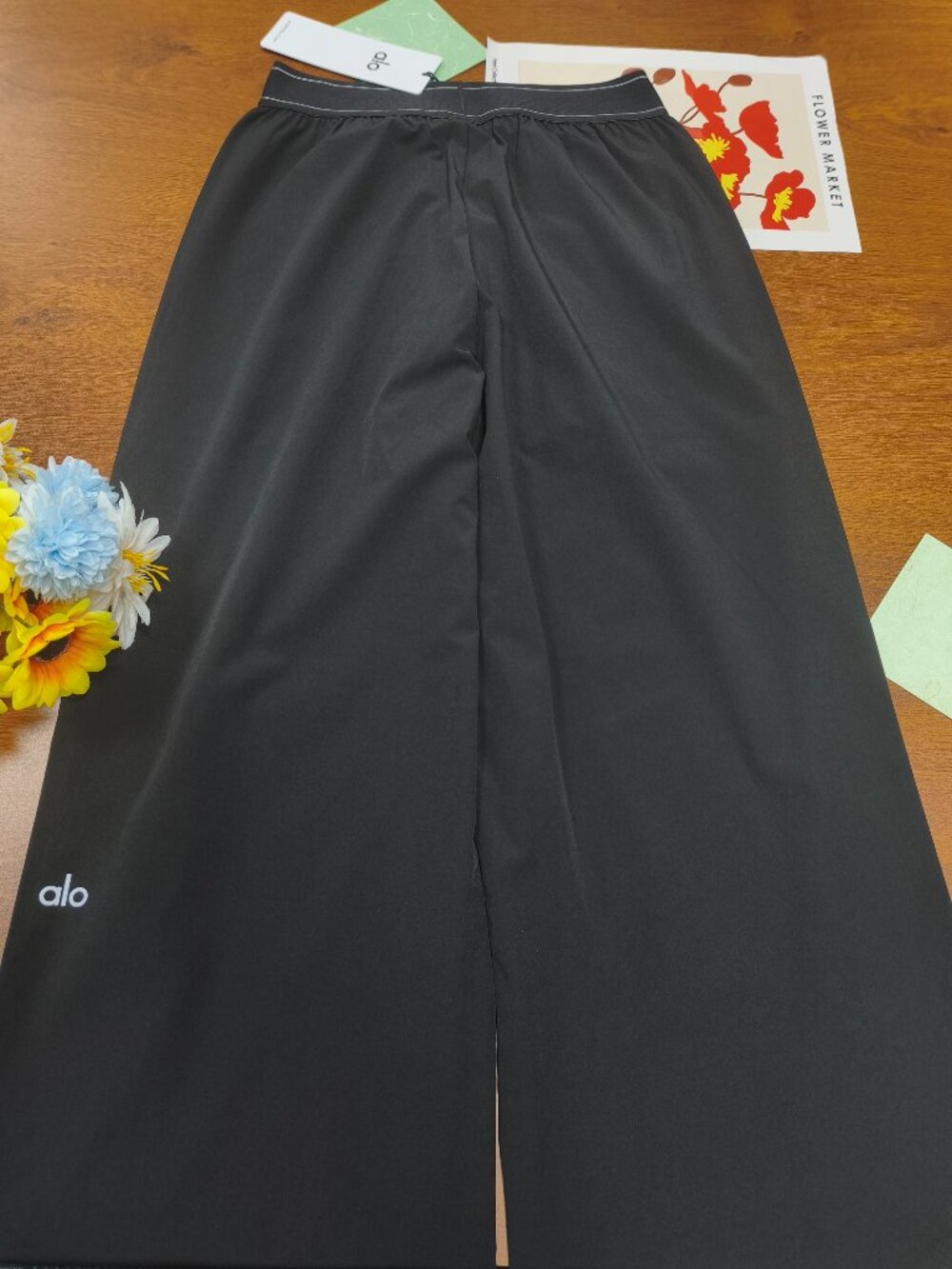 Alo Yoga NWT Suit Up Trouser Black👸🏻Elevated Everyday Pant🛒Regular 30" Inseam - Picture 5 of 7